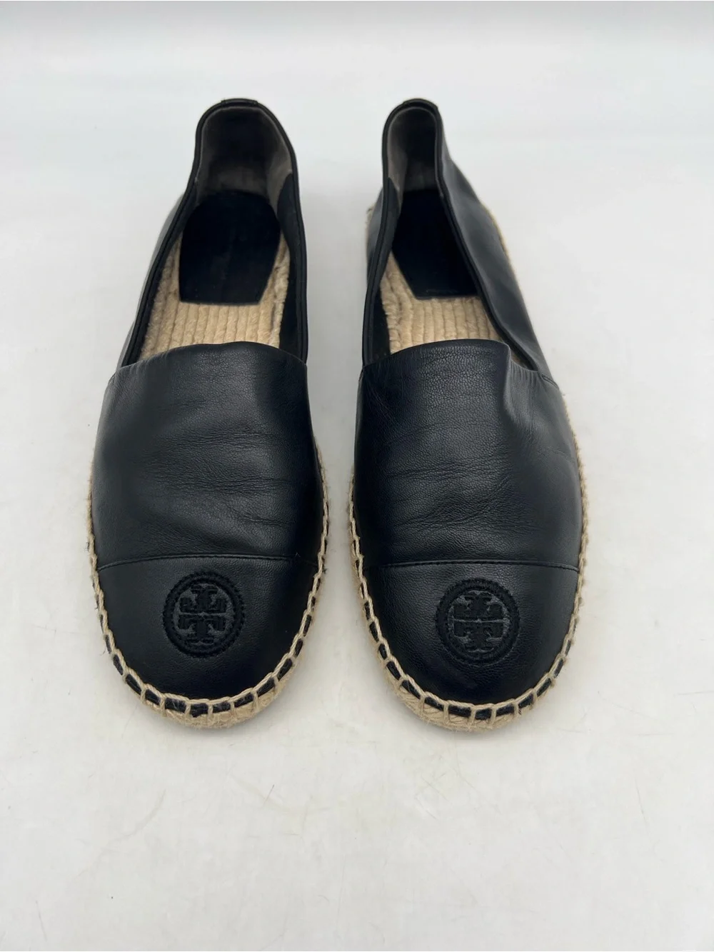Tory Burch Color Block Flat Espadrille in Black